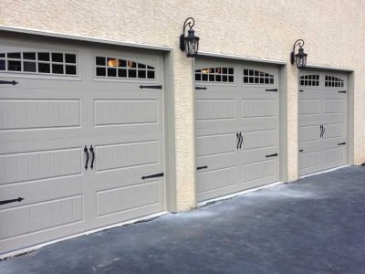 Green Garage Doors