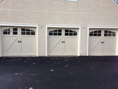 Three Single Garage Doors